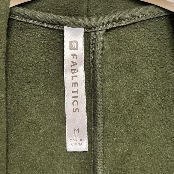 Fabletics Moscow Coat Womens SZ Medium Soft Cozy Terry Fleece Gray Midi Coatigan - Picture 12 of 14